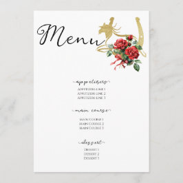 Modern Tävling Horse Derby & Drinks Party Equestri Meny