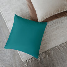 Modern Teal Dekorativ kudde i mitten av århundrade