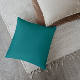 Modern Teal Dekorativ kudde i mitten av århundrade