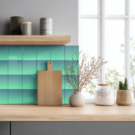 Modern Teal Mintgrön Ombre Kakelplatta