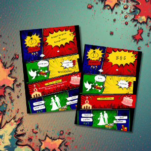 Modern tecknad om roligt-retro-bachelor vegas inbjudningar