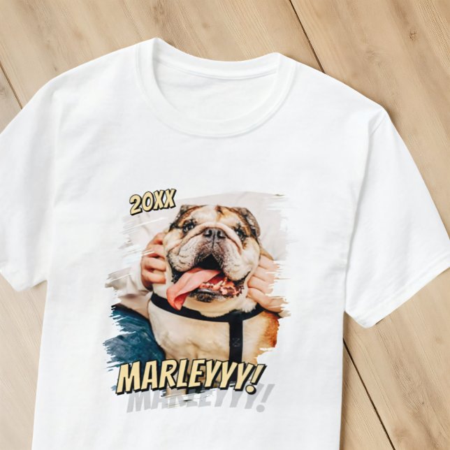 Modern Tecknad Simple Coola Grunge Anpassningsbar  T Shirt (Skapare uppladdad)