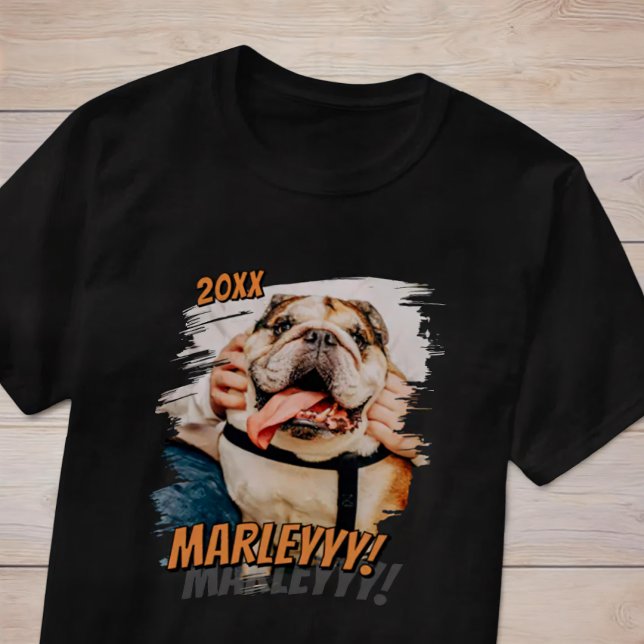 Modern Tecknad Simple Coola Grunge Anpassningsbar  T Shirt (Skapare uppladdad)