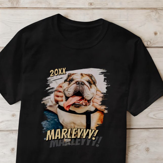 Modern Tecknad Simple Coola Grunge Anpassningsbar  T Shirt (Skapare uppladdad)