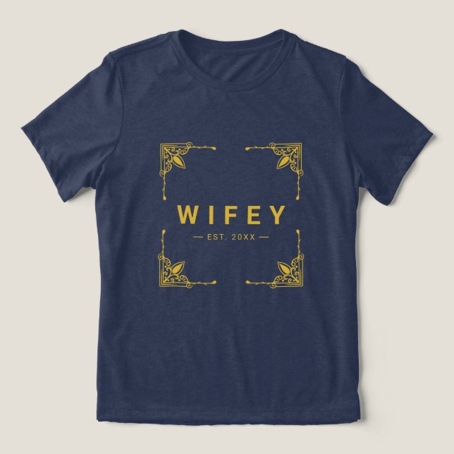 Modern Tee i Tee i Comfy Tri-Blend Fabric (Design Framsida)