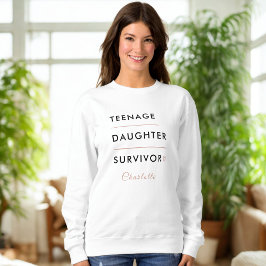 Modern Teen Daughter Survivor Personalized T Shirt