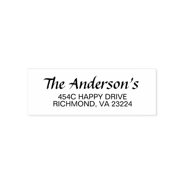 Modern tema bröllop, svart och vitt självfärgande stämpel (Design)