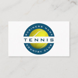 Modern Tennis Klubb & Shop Coach Social Media Spor Visitkort