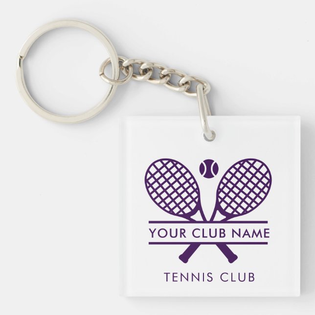 Modern Tennisklubb Namn Lag Giveaway Swag (Framsidan)