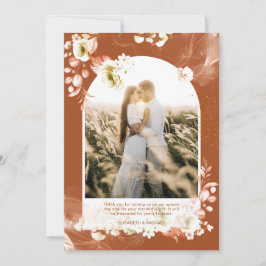 Modern Terracotta Blommigt PHOTO TACK