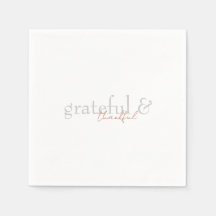 Modern Terracotta & Grönt tacksam tack II