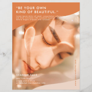 Modern Terracotta & Rosa Business Flyer