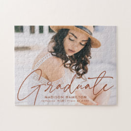 Modern Terracotta Script Photo Studenten Pussel