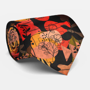 Modern Terrakotta Mörk Stil Slips