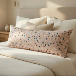 Modern Terrazzo Mönster Soft Neutralt Kroppskudde