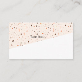 Modern terrazzo visitkort