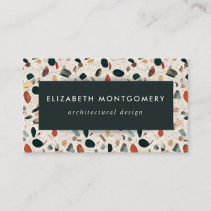 Modern Terrazzo Visitkort