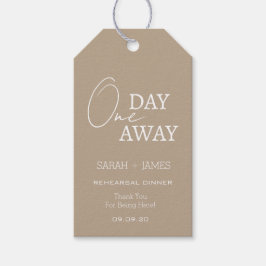 Modern teve en dag för repetitionsmiddag presentetikett