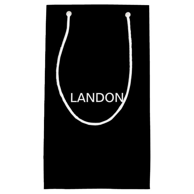 Modern text som kan redigeras | Svart & Vitt (Framsidan)