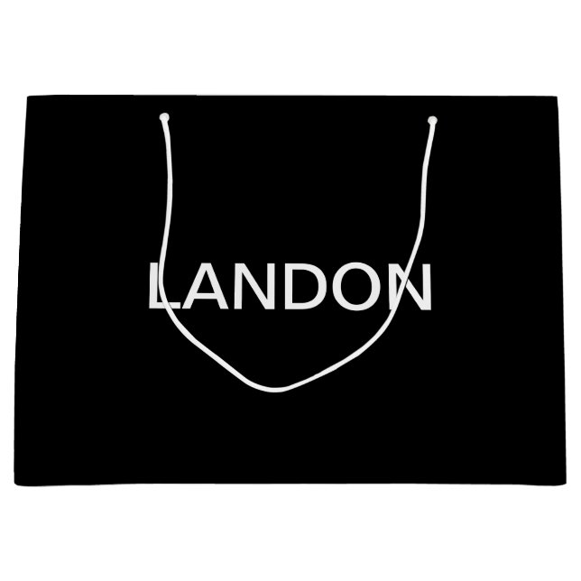 Modern text som kan redigeras | Svart & Vitt (Framsidan)