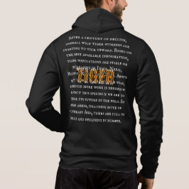 Modern textbaserad tiger för trendig, svart och vi t shirt