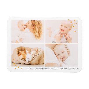 Modern Thanksgiving för minimal Anpassningsbar - f Magnet