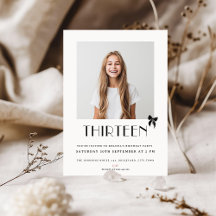 Modern Thirteen Teenager Photo 13th Birthday Party