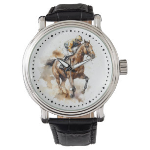 Modern Thoroughborn Equestrian Tävling Horse Armbandsur