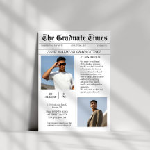 Modern tidningsbild studenten i Trendig