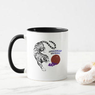 Modern Tiger Grafisk Konst Mugg