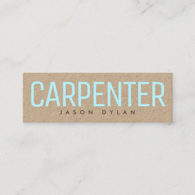 Modern tillverkad jätte- text för stil täcker mini visitkort (Framsida)