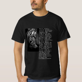 Modern tiverad tiger för textutskrift, imformerand t shirt