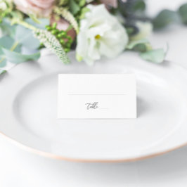 Modern tom Elegant bröllop-platskort Placeringskort