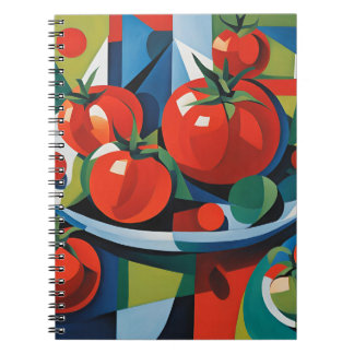 Modern Tomato Art Spiral bärbar dator Anteckningsbok