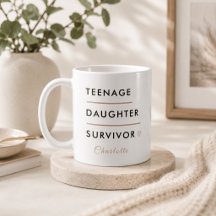 Modern Tonårsdotter Överlevare Personlig