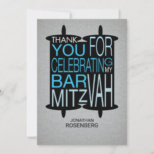 Modern Torah Tack Grått och Blue