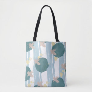 Modern Tote Bag X:s och O:s penseldrag Tygkasse