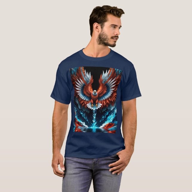Modern Touch Eagle T Shirt (Hel framsida)