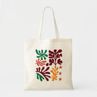 Modern Trädgård – Matisse-Inspirerad Botanisk Tote Tygkasse