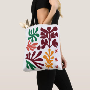 Modern trädgård – Matisse-Inspirerad Botanisk Tote Tygkasse