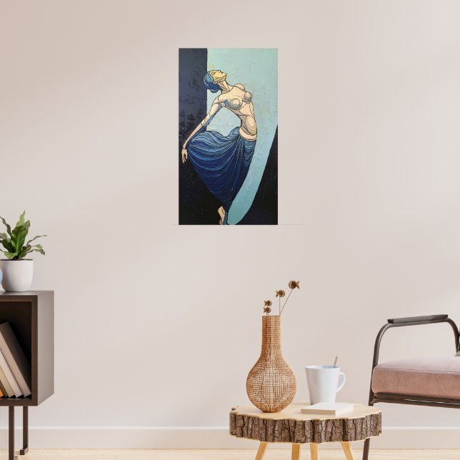 Modern Tradition: Elegans i varje penseldrag Poster (Vardagsrum 3)