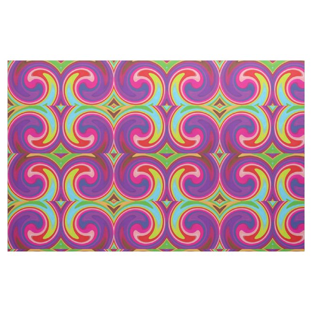 Modern trådlös Abstrakt Art Tyg (Fat Quarter)