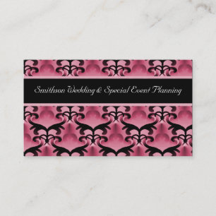 Modern trådlös Affärskort, Rosa Visitkort