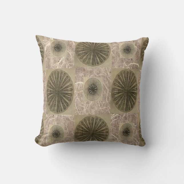 Modern träintarsia geometrisk sömlös mönster 2 kudde (Framsida)