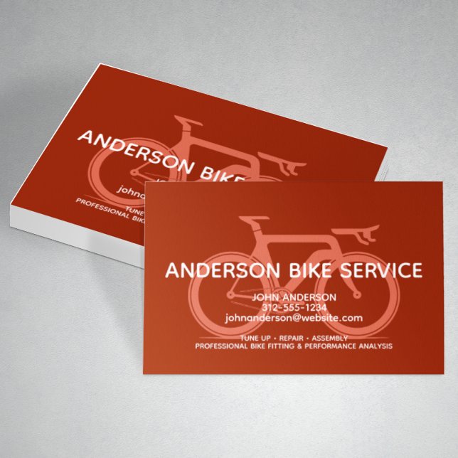 Modern Tränar för bike Reparation av idrott Visitkort (Skapare uppladdad)