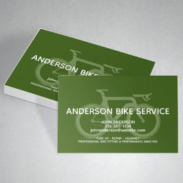 Modern Tränar för bike Reparation av idrott Visitkort