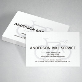 Modern Tränar för bike Reparation av idrott Visitkort