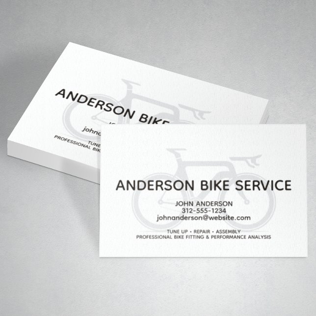 Modern Tränar för bike Reparation av idrott Visitkort (Skapare uppladdad)