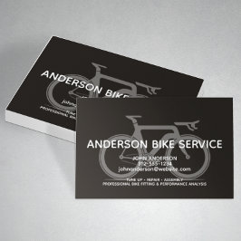 Modern Tränar för bike Reparation av idrott Visitkort