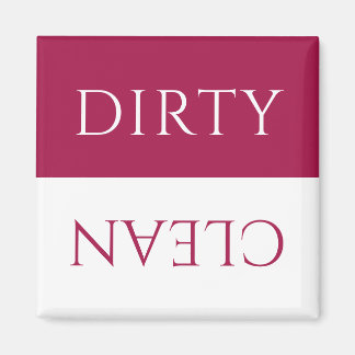 Modern tranberry Berry Dirty/Clean Dishwasher Magnet